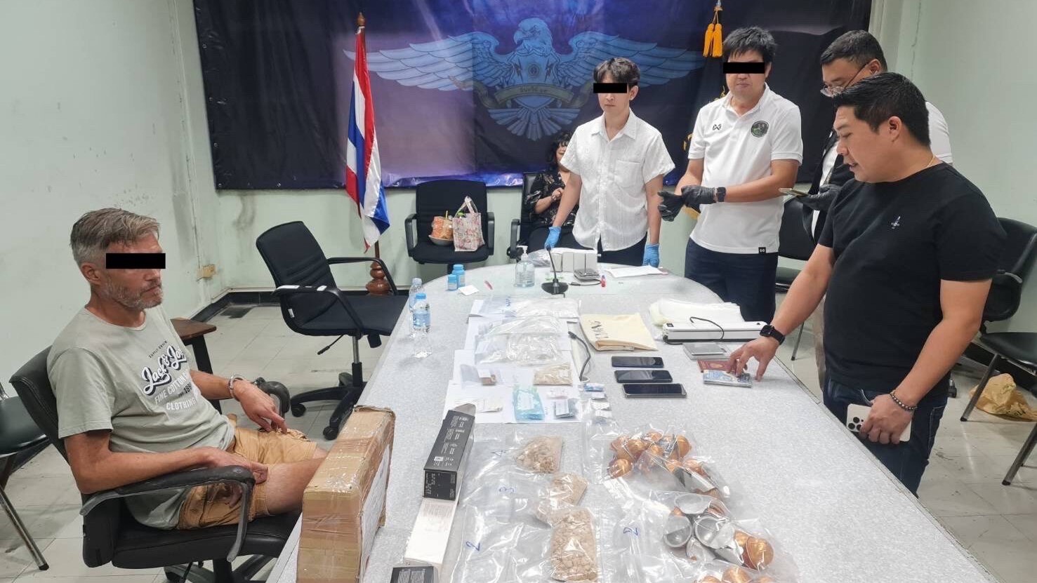 Russian man arrested in Thailand for drug smuggling