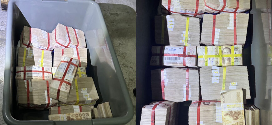 The husband of an employee of Thailand’s anti-corruption committee ‘threw away’ 12 million baht in Nonthaburi